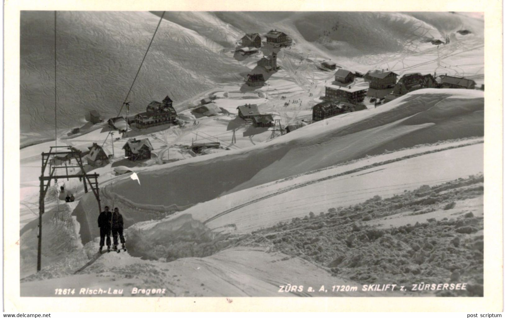 Autriche - Zürs Skilift z. Zürsersee