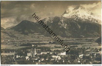 Admont mit dem Buchstein - Foto-AK 1921 - Verlag Conrad Frankhauser Admont