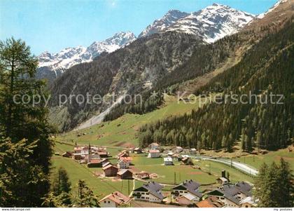 43202630 Feichten Kaunertal Blick ins Tal Alpen