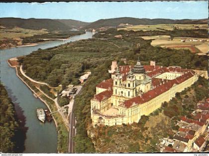 70589462 Melk Donau Melk Donau Fliegeraufnahme Stift