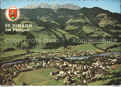 72072082 St Johann Pongau Salzburg Hochkoenig Fliegeraufnahme Sankt Johann im Po