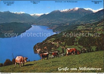 72443969 Millstatt Millstaettersee Panorama Millstatt