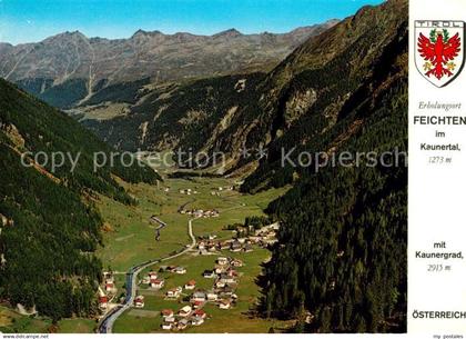 73076827 Feichten Kaunertal Fliegeraufnahme Kaunergrat