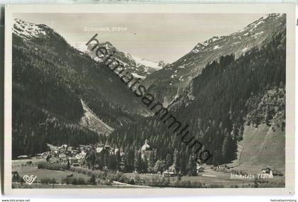 Böckstein bei Badgastein mit Nassfeldtal und Schareck - Foto-Ansichtskarte - Cosy-Verlag Salzburg