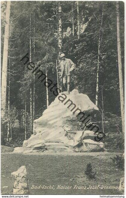 Bad Ischl - Kaiser Franz Josef-Denkmal - Foto-AK - Verlag J. Pick Linz