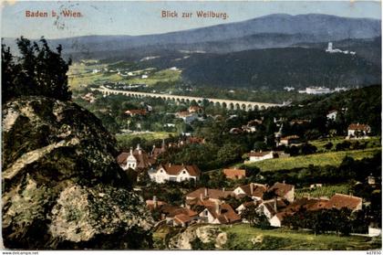 Baden bei Wien - Blick zur Weilburg