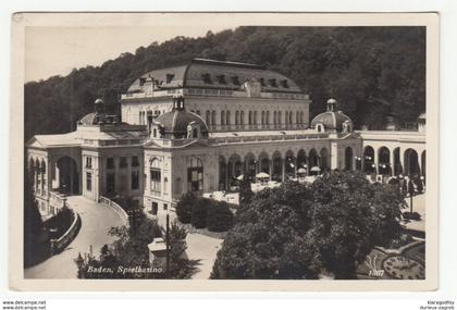 Baden bei Wien, Spielkasino old postcard travelled 1931 b181025