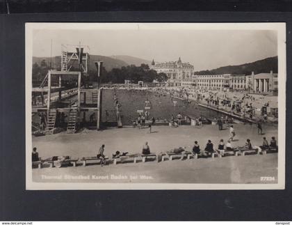 Österreich AK Thermal Strandbad Baden bei Wien 1930