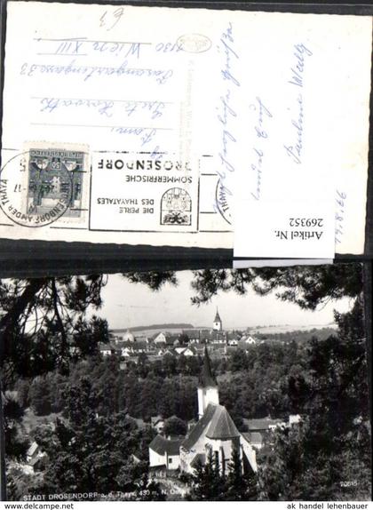 269352,Drosendorf -Zissersdorf Totale Kirche