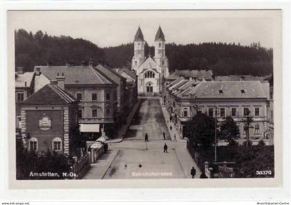 39006842 - Fotokarte von Amstetten. Bahnhofstrasse. Ungelaufen. Gute Erhaltung.