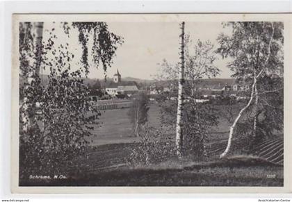 39007072 - Fotokarte von Schrems. Teilansicht gelaufen am 10.09.1938, Marke wurde entfernt. Leicht stockfleckig, leicht