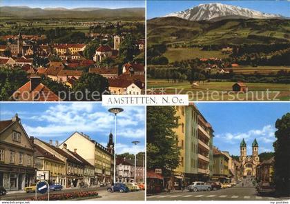 72137945 Amstetten Niederoesterreich oetscherblick Hauptplatz Bahnhofstrasse Ams