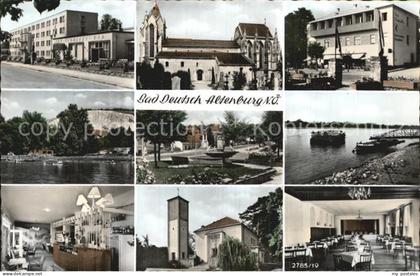 72602788 Bad Deutsch-Altenburg Teilansichten Kirche Restaurant Donau Bad Deutsch