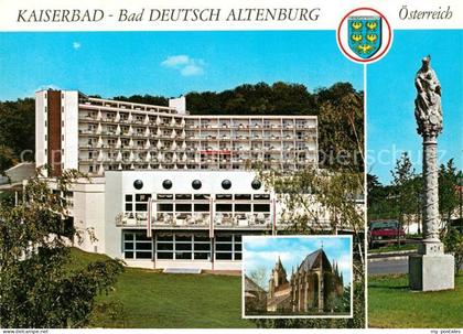 73230977 Bad Deutsch-Altenburg Kaiserbad Pfarrkirche Marien-Saeule Bad Deutsch-A