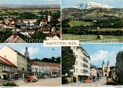 73867066 Amstetten Niederoesterreich Panorama Alpen Stadtzentrum Amstetten