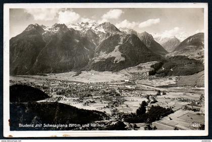 B4318 - Bludenz - mit Schesaplana und Rätikon - J. Hegenbart