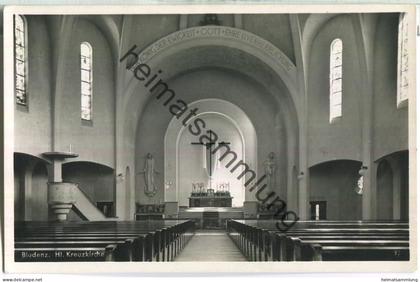 Bludenz - Heilig Kreuzkirche - Foto-Ansichtskarte - Verlag G. Heinzle 's Erben Bludenz-Zürs