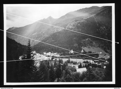 orig. Foto 1938 Ortspartie Böckstein, Blick vom Haltepunkt auf Böckstein