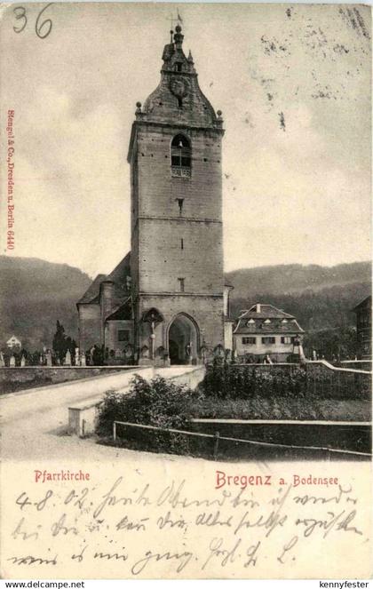 Bregenz/Vorarlberg, div.Orte und Umgebung - Bregenz, Pfarrkirche