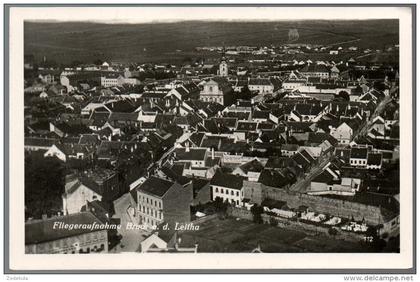 5024 - alte Foto Ansichtskarte - Fliegeraufnahme Bruck an der Leitha Feldpost 1943  RLM