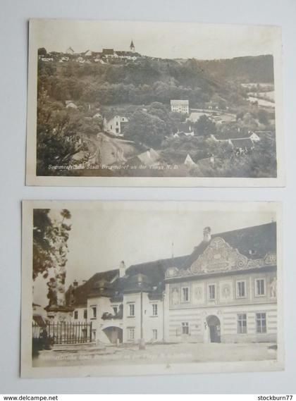 DROSENDORF   , 2 Schöne Karten um 1930,  rs. Klebespuren (aus Album)