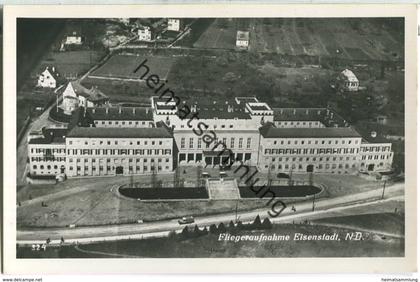 Eisenstadt - Landes-Regierungs-Gebäude - Fliegeraufnahme - Burgenland - Foto-Ansichtskarte