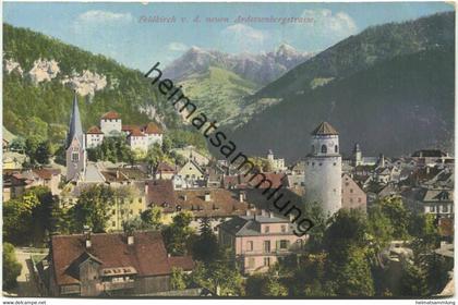 Feldkirch von der neuen Ardetzenbergstrasse - Verlag Carl Moosmann Feldkirch - gel. 1912