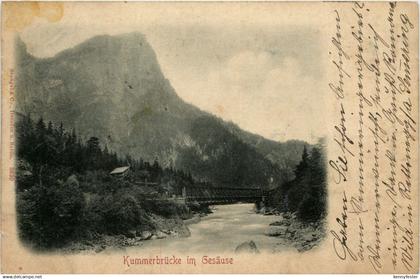 Gesäuse/Steiermark - Gesäuse, Kummerbrücke