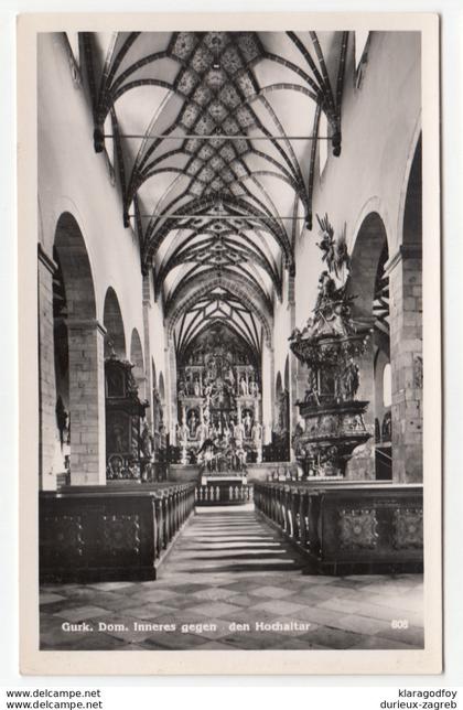 Gurk Cathedral old postcard unused b181001