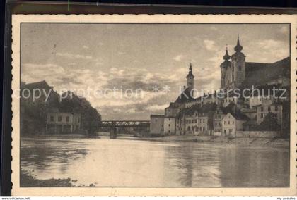 71555294 Steyr Enns Oberoesterreich Zusammenfluss der Enns und Steyr Michaelerki