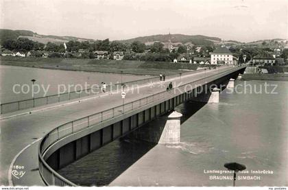 72820905 Braunau Inn Innbruecke Landesgrenze Braunau am Inn