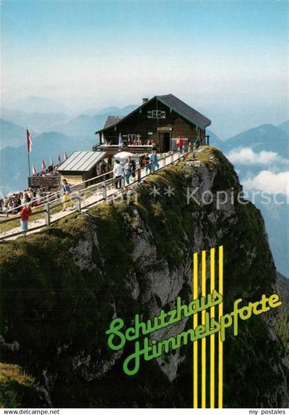 72947000 St Wolfgang Salzkammergut Schutzhaus Himmelspforte St Wolfgang Salzkamm