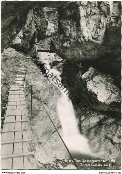 Imst - Rosengartenschlucht - Foto-AK Grossformat