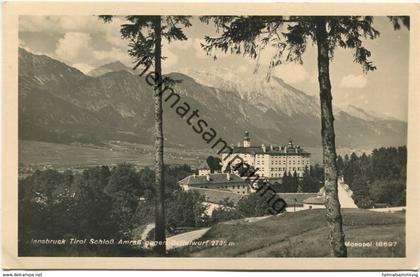 Innsbruck - Schloss Ambras - Foto-AK 1933 - Verlag A. G. Schöllhorn Innsbruck