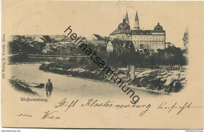 Klosterneuburg - Verlag J. Teutsch Wien gel. 1898