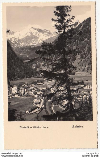 Mallnitz old postcard unused b181115