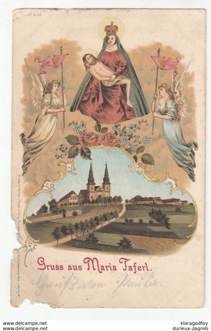 Maria Taferl old postcard posted 1892 Maria Taferl to St Polten b191101