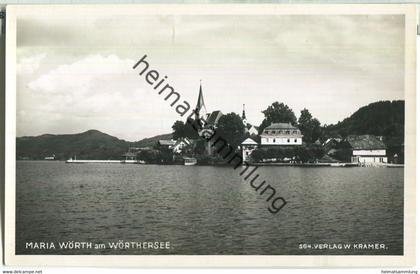 Maria Wörth am Wörthersee - Foto-Ansichtskarte - Verlag Walter Kramer Graz