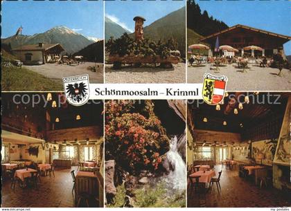 42924040 Krimml Schoenmoosalm Teilansichten