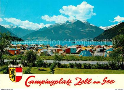 73043526 Zell See Campingplatz am See Blick zu den Hohen Tauern Zell am See