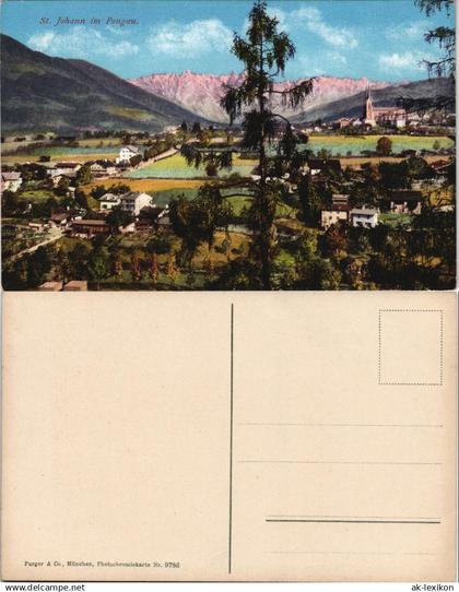 St. Johann im Pongau Sankt Johann im Pongau Panorama-Ansicht 1910