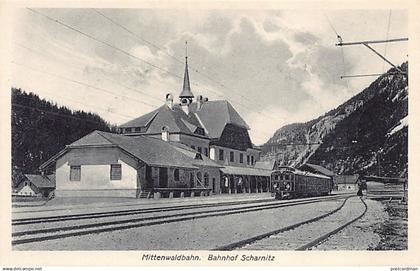 Österreich - Scharnitz (T) Mittenwaldbahn - Bahnhof