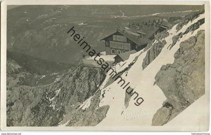 Eisenbahn-Hotel - Hochschneeberg - Foto-AK gel. 1912