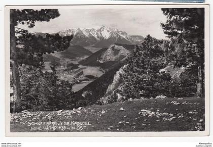 Schneeberg old postcard travelled 1942 b170915