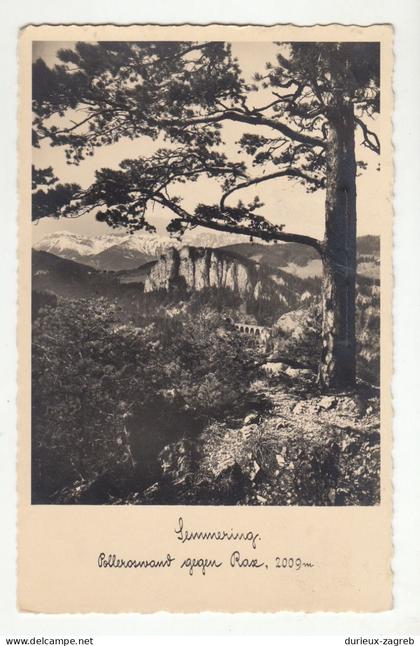 Semmering old postcard posted 193? b230720