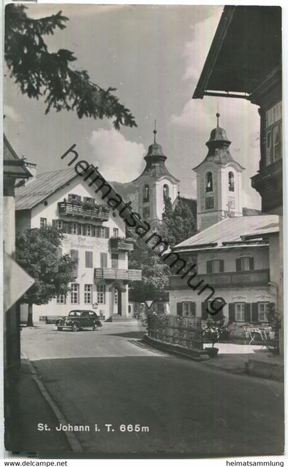 St. Johann in Tirol - Foto-Ansichtskarte - Verlag R. Jöchler St. Johann 1954