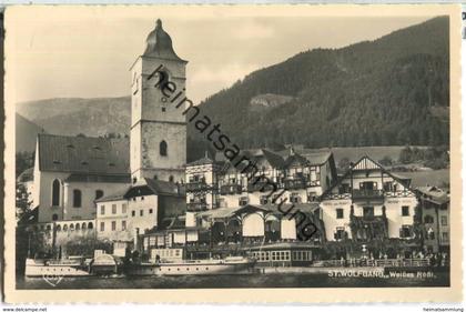 St. Wolfgang - Weißes Rößl - Foto-Ansichtskarte