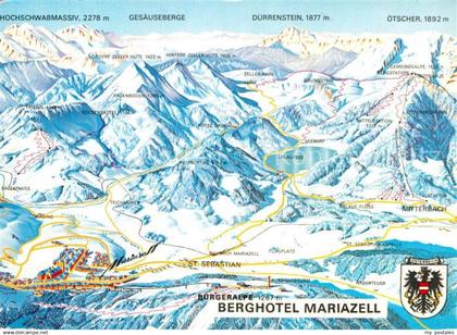 72948352 Mariazell Steiermark Pistenplan Bergmassive Mariazell