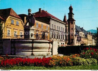 73601434 Leoben Hauptplatz Brunnen