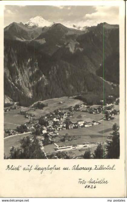 70589053 Mayrhofen Zillertal Mayrhofen Zillertal  x 1952